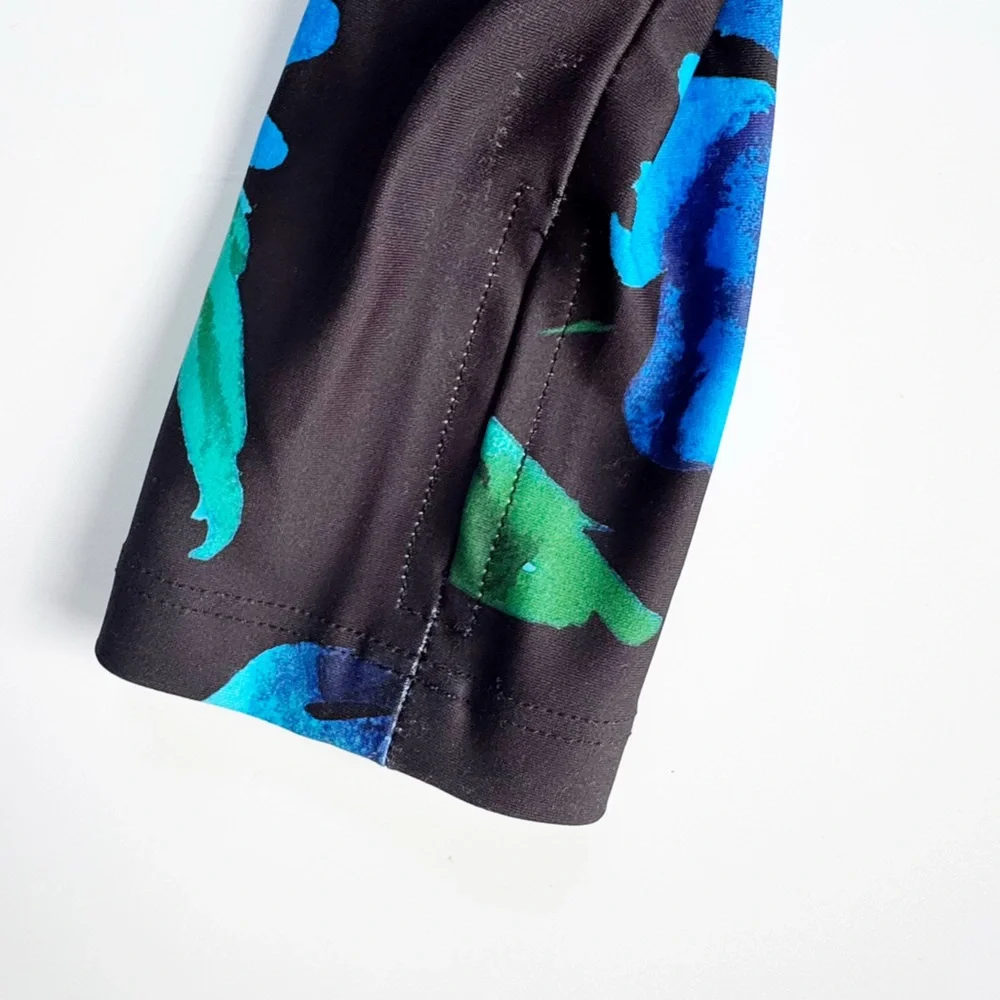 Watskin x Free People Lola Bodysuit in Midnight Floral | XL NWT - Picture 4 of 9